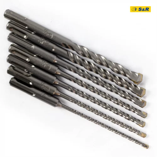 Набір бурів S&R Meister sds-plus 7 шт у тубусі