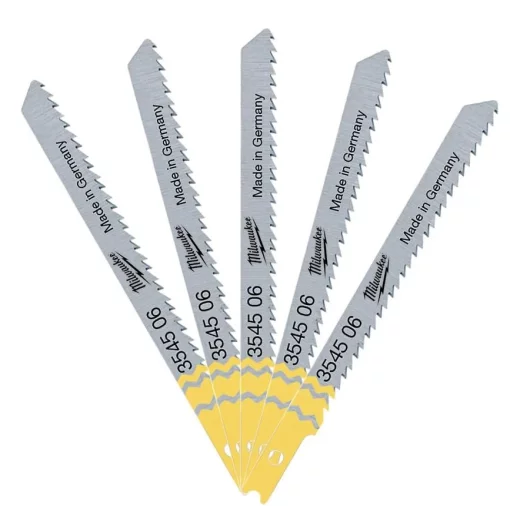 Полотна для лобзиків А5035/А5041 MILWAUKEE, 75х2,5мм, (5шт)