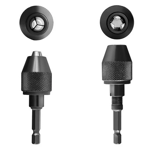 Свердлильний патрон S&R 0,5-6.5 мм з перехідником  1/4 &quot;