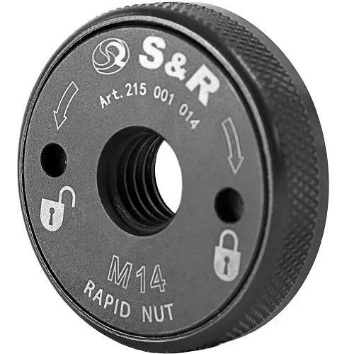 Гайка S&R швидкозатискна М14 для кутових шліфувальних машин