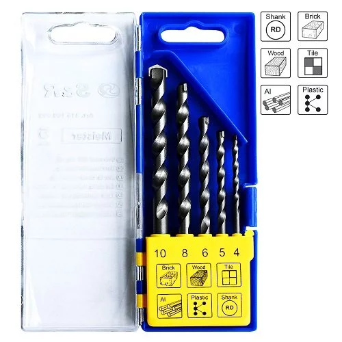 Набір свердел універсальних S & R 5 шт.