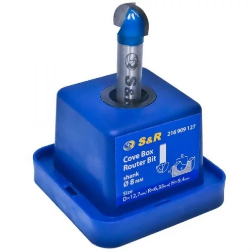 Фреза для деревини галтельна S&R 12,7х6,35х9,4мм