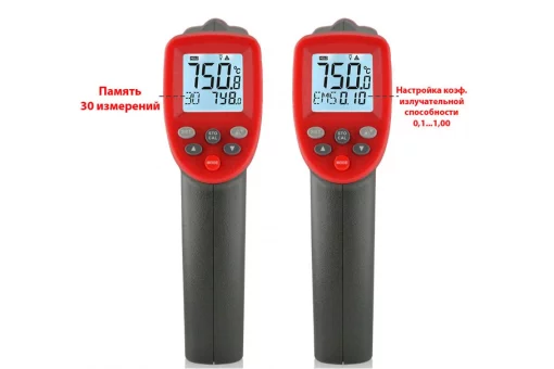 Пірометр безконтактний цифровий -50-750 °C WINTACT WT700
