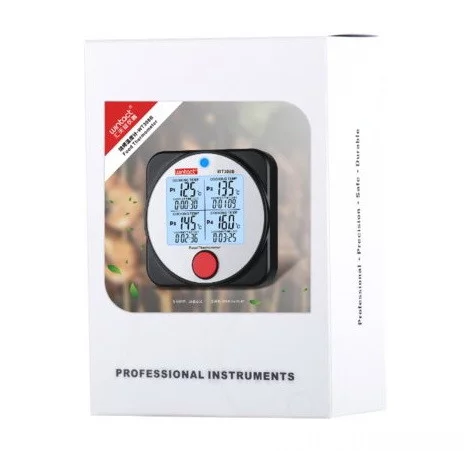 Термометр харчовий електронний 4-канальний Bluetooth -40-300 °C WINTACT WT308B