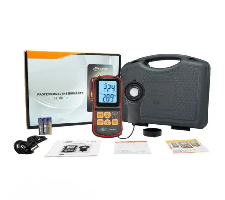 Люксметр + термометр, Bluetooth 200000 Lux BENETECH GM1030