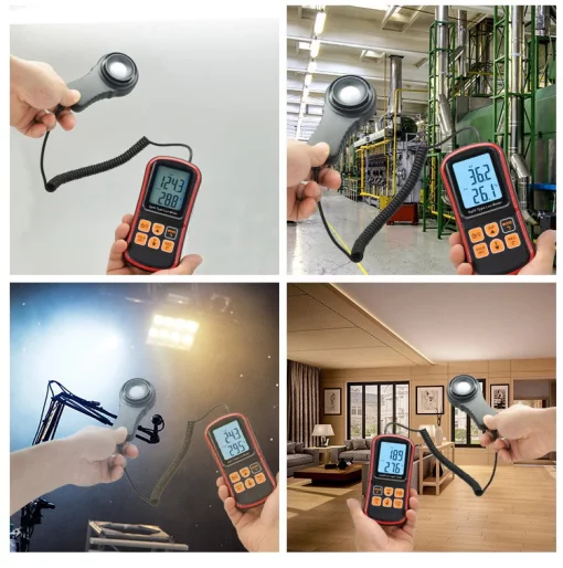 Цифровий люксметр + термометр, USB 200000 Lux BENETECH GM1030C