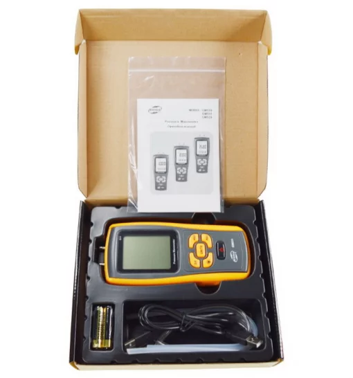 Диференціальний мікроманометр USB, ±10 кПа BENETECH GM511