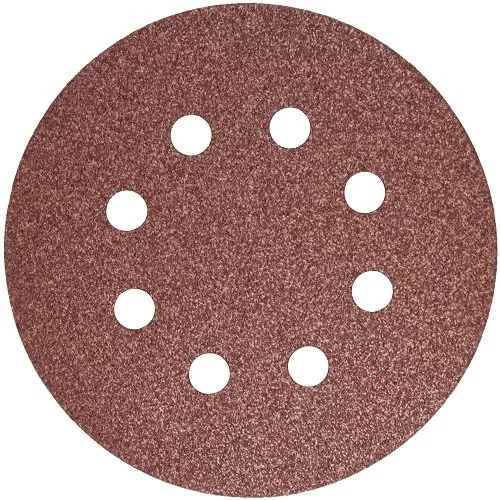 Набір шліфувальних кругів S & R D125 P120 - 8 отворів, 5 шт.