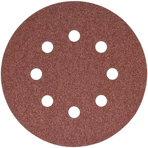 Набір шліфувальних кругів S & R D125 P180 - 8 отворів, 5 шт.