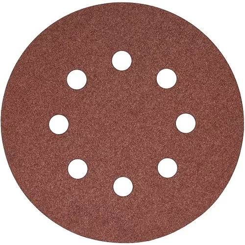 Набір шліфувальних кругів S & R D125 P240 - 8 отворів, 5 шт.