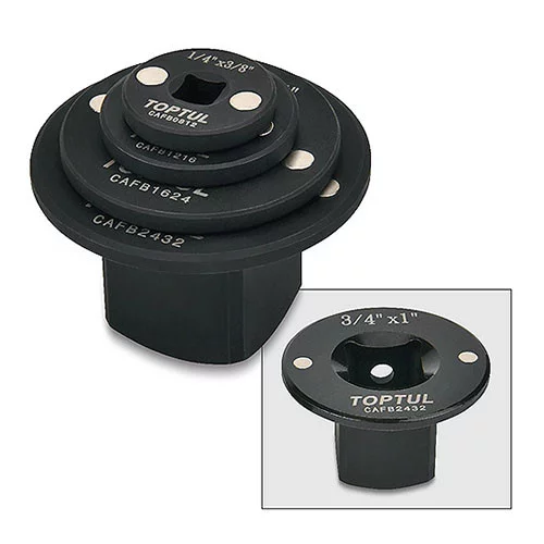 Набір магнітних перехідників 1/4"-1" 4ед. TOPTUL GAAR0404