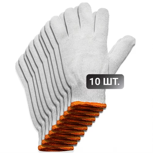 Рукавички Stark White 3 нитки 10 пар