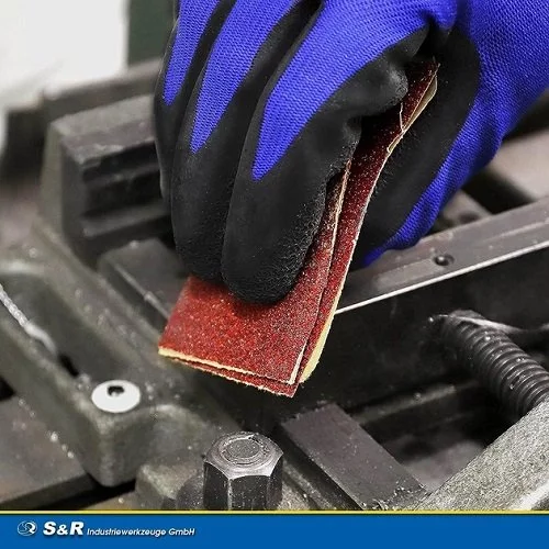 Набір шліфувального паперу з ручним шліфувальним блоком S&R 93х230 мм