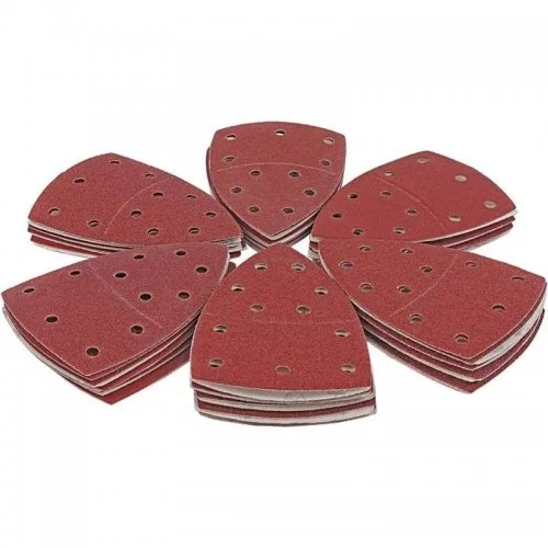 Набір шліфпаперу S&R 105х152 мм 60 шт для дельташліфмашин
