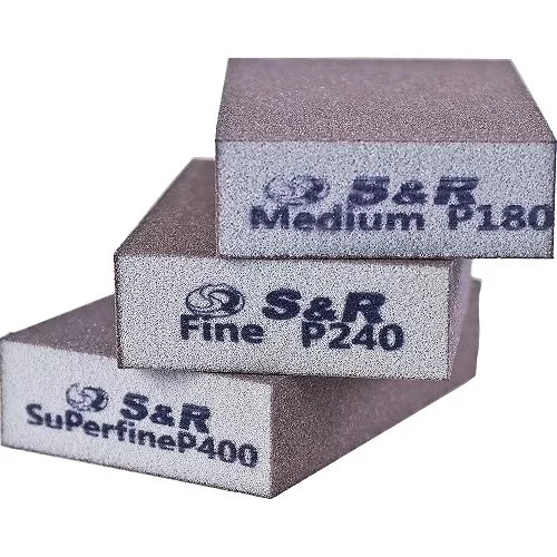 Набір губок шліфувальних S&R 9шт. 100 х70 х 25 мм