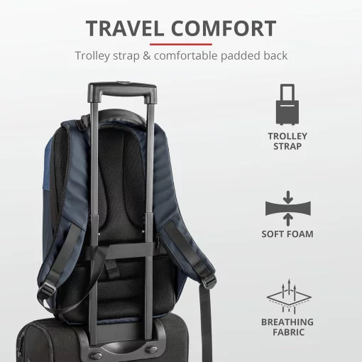 Рюкзак TRUST Nox Anti-theft 16" BLUE