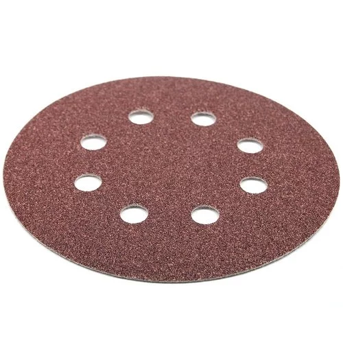 Набір шліфувальних кругів S & R D125 P80 - 8 отворів, 5 шт.