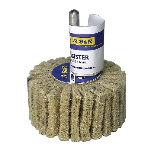 Полірувальна голівка з тонкого волокна S & R 60x30x6