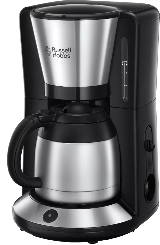 Кавоварка Russell Hobbs крапельна Adventure, 1л, мелена, чорно-сріблястий