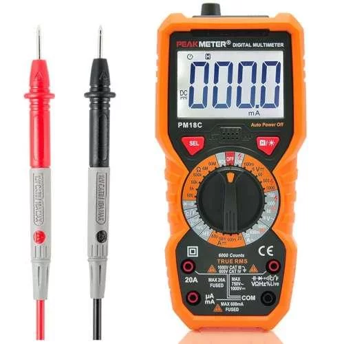 Мультиметр цифровий багатофункціональний із True RMS PROTESTER PM18C