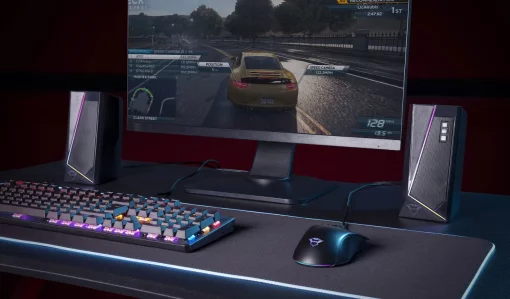 Акустична система Trust GXT 609 Zoxa 2.0, USB/AUX, RGB, чорний