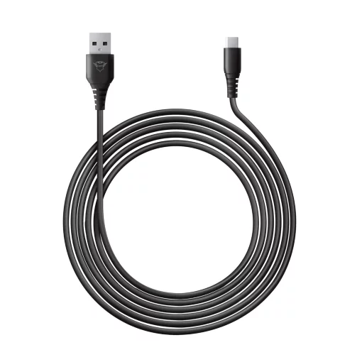 Кабель USB-A > USB-C заряджання/синхронізації Trust GXT 226 FOR PS5 3м, Type-C, чорний