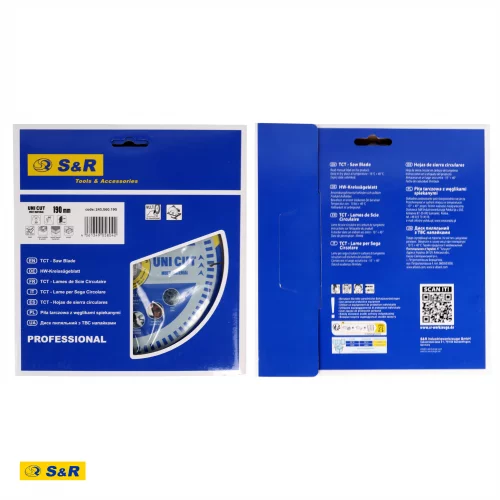 Диск пиляльний універсальний S&R UniCut Meister FWF 190х30х2, 4 мм