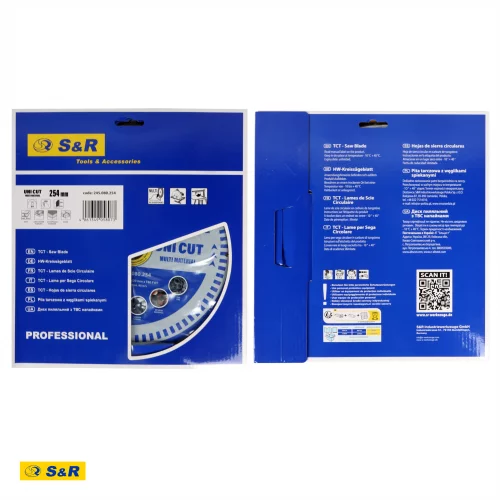 Диск пиляльний універсальний S&R UniCut Meister FWF 254х30х3 мм