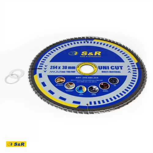 Диск пиляльний універсальний S&R UniCut Meister FWF 254х30х3 мм