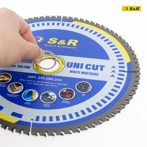 Диск пиляльний універсальний S&R UniCut Meister FWF 254х30х3 мм