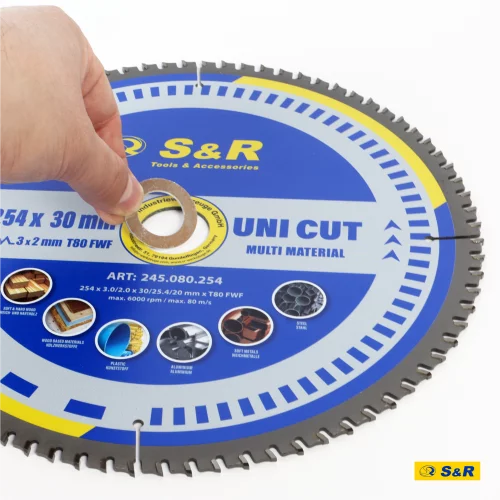 Диск пиляльний універсальний S&R UniCut Meister FWF 254х30х3 мм