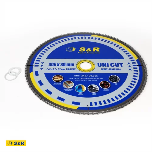 Диск пиляльний універсальний S&R UniCut Meister FWF 305х30х3,2 мм