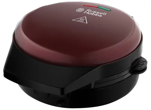 Мультимейкер Russell Hobbs Fiesta 950Вт, алюміній, 3 пластини, корпус-нержав.сталь/пластик, бордо