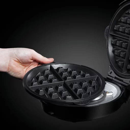 Мультимейкер Russell Hobbs Fiesta 950Вт, алюміній, 3 пластини, корпус-нержав.сталь/пластик, бордо