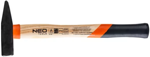 Молоток слюсарний Neo Tools 200г 28см руків'я дерев'яне з ясеню