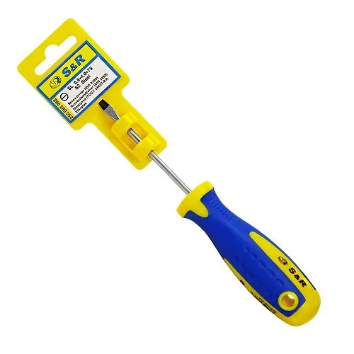 Викрутка S & R серії S2 з профілем SL4 х 0.8 x 75мм