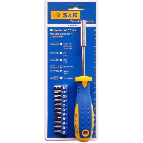 Бітотримач S & R серії S2 100мм + 11 насадок