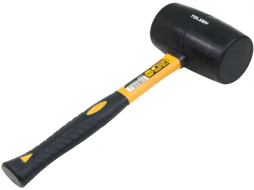 Киянка гумова Tolsen 900г 36мм руків'я скловолокно