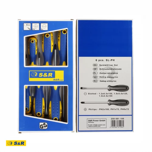 Набір викруток S & R серії S2 6 шт