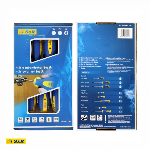 Набір викруток S & R серії S2 8 шт
