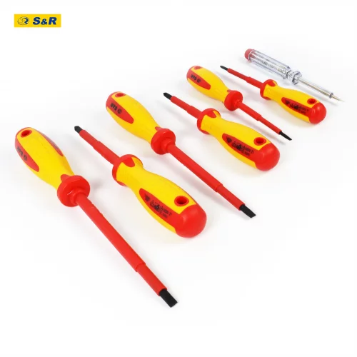 Набір діелектричних викруток S & R 7 шт з тестером