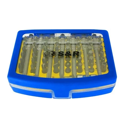 Набір біт з бітотримачем S&R 57 шт.