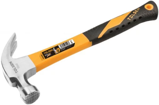 Молоток столярний Tolsen 450г 33см руків'я металеве гумове