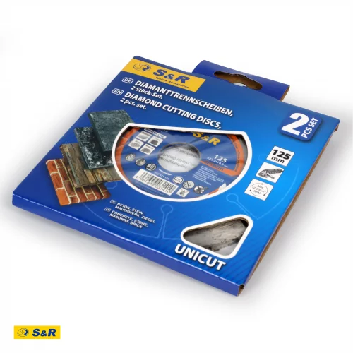 Диски алмазні S&R Meister 125х22.2 мм 2 шт