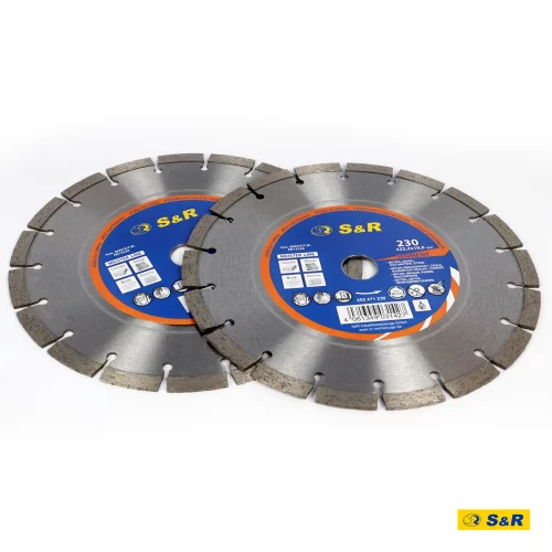 Диски алмазні S&R Meister 230х22.2 мм 2 шт