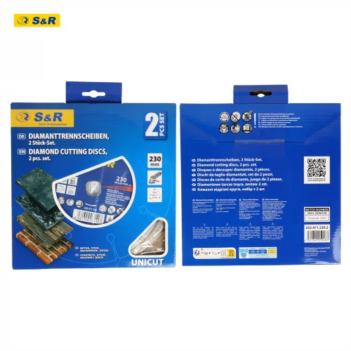Диски алмазні S&R Meister 230х22.2 мм 2 шт