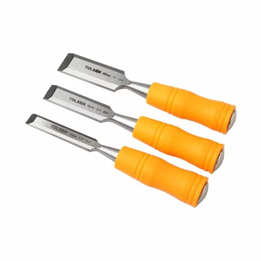 Стамеска Tolsen, 13-19-25мм, 190мм, CrV, набір 3шт