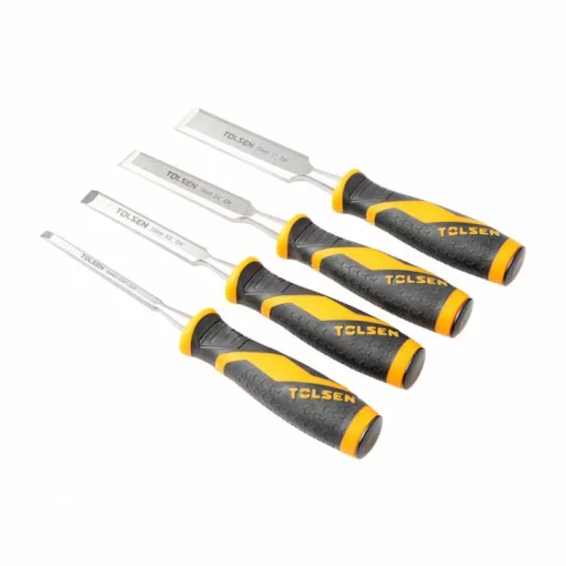 Стамеска Tolsen Профі, 6-13-19-25мм, 125мм, CrV, набір 4шт