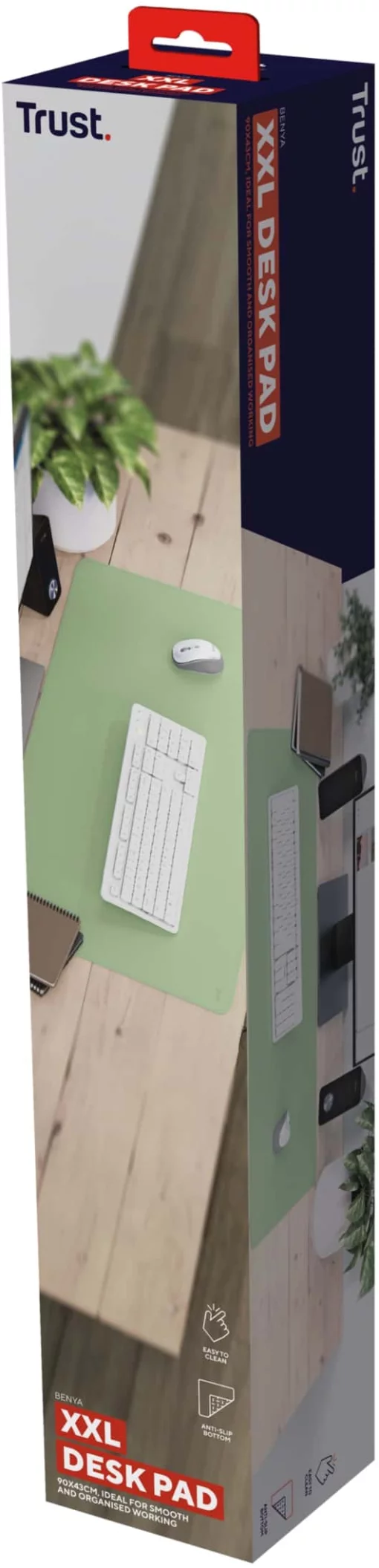 Ігрова поверхня Trust Benya, XXL (900x430x2мм), зелений