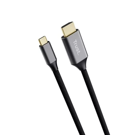 Кабель Trust Calyx USB-C to HDMI заряджання/синхронізації, чорний